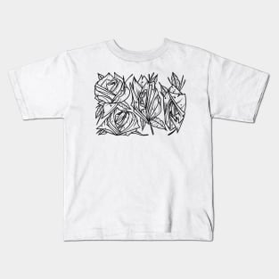 Wild Roses Kids T-Shirt